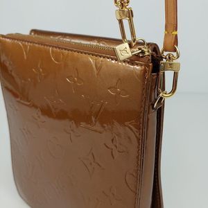 Louis Vuitton Mott Bronze Verniz Leather Bag